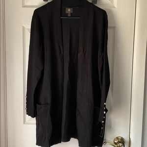 Macy’s JM Collection black cardigan